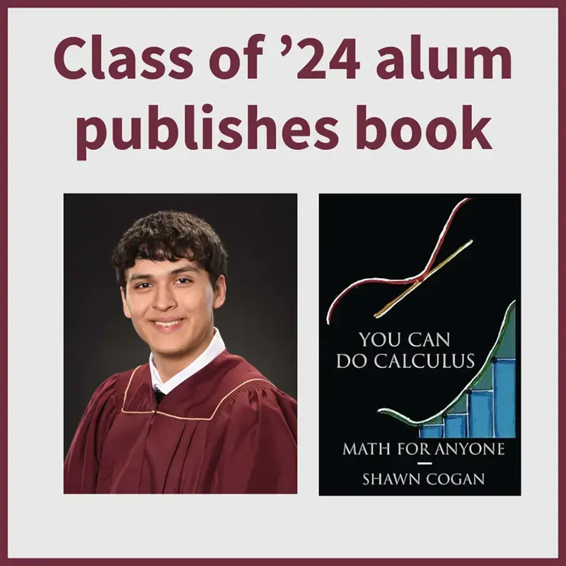 Walker Class of ’24 Alum Publishes Math Book